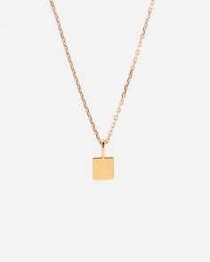 This simple square pendant necklace is handcrafted in vermeil, a thick 18K gold layer on solid 925 sterling silver, this beauty will sparkle and shine from day to night, brightening up that little black dress of yours. ___________________________________ D E T A I L S : ▪ Pendant Size - 8 x 7 mm▪ 18K Gold Vermeil Necklace▪ Base Metal - Solid 925 Sterling Silver▪ Hypoallergenic▪ Shipped from Berlin▪ Orders to the US - No Customs Fees Upon the Delivery___________________________________ M A T E R Cheap Everyday Jewelry With Square Pendant, Affordable Square Pendant Charm Necklace Gift, Minimalist 14k Gold Necklace With Square Pendant, Minimalist 14k Gold Square Pendant Necklace, Classic Square Face Jewelry As A Gift, Gold Square Cut Minimalist Jewelry, Minimalist Gold Square Cut Jewelry, Minimalist Square Cut Gold Jewelry, Minimalist Yellow Gold Rectangular Necklaces