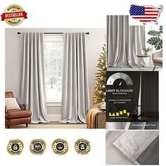 ad eBay - Luxury Oatmeal Velvet Curtains - Room Darkening Thermal Insulated Drapes 108" - Buy Now, click the link (eBay)