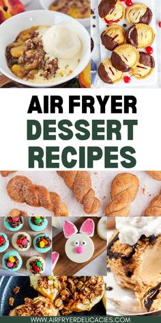 Air Fryer Desserts Recipes that can be made in just a few minutes. Ninja Air Fryer Dessert Recipes, Air Fryer Desserts Easy Recipes, Air Fryer Dessert Recipes, Summer Dessert Ideas, Air Fryer Desserts, Air Fryer Dessert, Mason Jar Cakes, Air Fryer Recipes Dessert, Desserts Summer