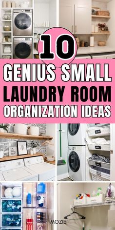 the top ten genius small laundry room organization ideas