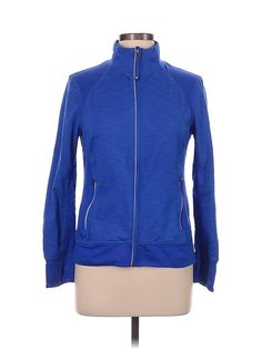 Tangerine Track Jacket Size: Medium Jackets & Outerwear - used. 88% POLYESTER, 12% SPANDEX | Tangerine Track Jacket: Blue Jackets & Outerwear - Size Medium Stretch Blue Track Jacket For Fall, Blue Stretch Winter Track Jacket, Blue Stretch Track Jacket For Winter, Blue Long Sleeve Functional Fleece Jacket, Blue Long Sleeve Fleece Jacket, Functional Blue Long Sleeve Fleece Jacket, Blue Track Jacket, Blue Jacket, Track Jacket