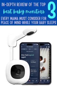 the baby monitor is next to an iphone and headphones