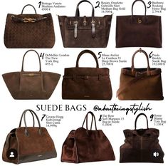 George Hogg, Classic Fashion Looks, Bags Ideas, Gold Horse, Pocket Books, Aesthetic Things, Classic Fashion, Medium Bags, Brown Suede