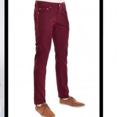 Hawk’s Bay Usa Mens Jeans Skinny Stretch Burgundy Or Deep Red Color New Out Of Packaging May Have My Boutique Tags On Them But Otherwise New From The Manufacturer. Never Worn Or Tried On We Do Not Have Dressing Rooms Or Allow Returns/Exchanges So All New Multiple Sizes Available - Please Select The Desired Size You Need Prior To Check Out Or The Default Is Automatically Selected. I Am Not Responsible If You Select The Wrong Size Or They Don’t Fit As Expected. Ask For Additional Photos Or Measure Robin Jeans, Usa Jeans, Burgundy Jeans, Dressing Rooms, Fashion Jeans, Deep Red Color, Distressed Denim Jeans, Black Denim Jeans, Best Jeans