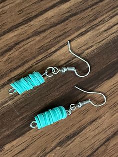 Sea earrings Diy Clay Bead Earrings, Clay Beaded Earrings, Adjustable Heishi Beads Earrings For Beach, Beaded Heishi Beads Earrings For Beach, Trendy Handmade Earrings For The Beach, Handmade Beachy Earrings For Beach Season, Clay Bead Earrings Ideas, Clay Beads Earrings, Home Made Earrings