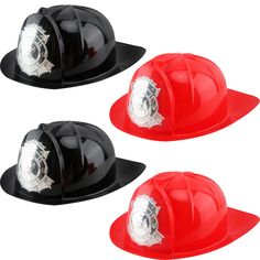 PRICES MAY VARY. Size details: the firefighter hat is approx 29 x 24.5 x 11 cm/ 11.42 x 9.65 x 4.33 inch ( L x W x H ), the head circumference approximately 58 cm/ 22.84 inch, one size suitable for most kids and adult, enough space for the head, will not put too much burden on the head Quality material: the adult fire fighter hat is made of high-quality plastic, which is lightweight, durable and strong, not easily deformed, providing you with a comfortable wearing experience, suitable for daily Firefighter Halloween, Fireman Costume, Fireman Hat, Fire Helmet, Helmet Hat, Baby Boy Accessories, Boys Accessories, Halloween Accessories, Cosplay Dress