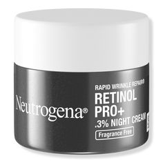 Rapid Wrinkle Repair Retinol Pro+ Night Moisturizer - Neutrogena | Ulta Beauty Neutrogena Retinol, Drugstore Eye Cream, Neutrogena Rapid Wrinkle Repair, Best Retinol Cream, Night Face Cream, Retinol Moisturizer, Eye Wrinkle Cream, Flaking Skin, Retinol Eye Cream