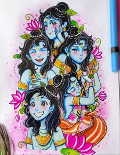 Lakshmi Ji Drawing, Sketches Simple, Art Drawings Sketches Simple, Drawing Sketch, Art Drawings Sketches, Drawing Sketches, Krishna, Art Drawings, Sketch