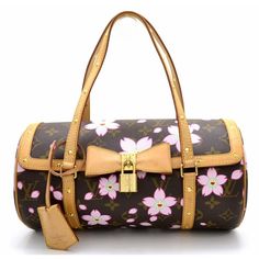 Louis Vuitton Cherry Blossom Papillon Handbag Monogram Pink Louis Vuitton Cherry Blossom, Gorgeous Closet, Bags Louis Vuitton, Vuitton Bag, Lv Bag, Louis Vuitton Bags, Vintage Pieces, Cherry Blossom, Louis Vuitton Bag