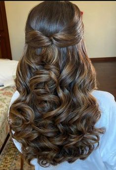 Pageant Hair, Simple Prom Hair, Quince Hairstyles, Prom Hairstyles For Long Hair, Wedding Hair Inspiration, Penteado Cabelo Curto, Hairdo For Long Hair, Hair Stylist Life