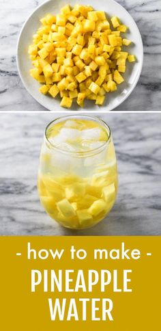 how to make pineapple water in a mason jar