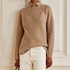 Theory 100% Cashmere Moving Rib Turtleneck Sweater In Camel Brown The Beautiful Relaxed Style Features A Split Rib Neck, Long Raglan Sleeves And Is Finished With Rib Detailing Throughout. Soft Touch. Ribbed. Turtle Neck. Long Raglan Sleeves. Waist Length. 100% Cashmere. Excellent Condition. No Notable Flaws. ~~Bundle 2 Or More Items For Further Discount!~~ Classic, Neutral, Blogger, Capsule, Modular, Fall, Winter, Minimal, Tan, Designer, Staple, Stealth Wealth, Quiet Luxury Camel Tops For Workwear In Fall, Classic Brown Funnel Neck Turtleneck, Cozy Cashmere Turtleneck With Ribbed Collar, Cashmere Ribbed Funnel Neck Sweater, Long Sleeve Cashmere Soft Knit Turtleneck, Brown Cashmere Long Sleeve Turtleneck, Ribbed Turtleneck Sweater, Ribbed Turtleneck, Camel Color