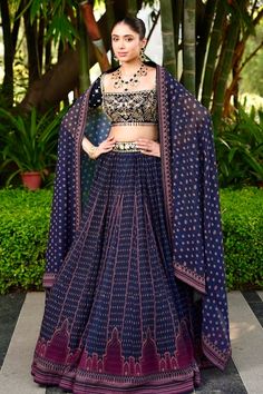 Buy Green Organza Embroidery Sequin V Neck Juliet Floral Bridal Lehenga Set For Women by Studio Iris India Online at Aza Fashions. Chiffon Lehenga, Silk Lehenga Choli, Raw Silk Lehenga, Lengha Choli, Indian Lehenga, Designer Lehenga, Bridal Lehenga Choli, Designer Lehenga Choli, Silk Lehenga