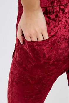 Crushed velvet flared pants with back pockets Velvet Flared Pants, Velvet Flare Pants, Velvet Flares, Velvet Pants, Flared Pants, Crushed Velvet, Waist Pants, Flare Pants, Wedge Boot