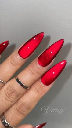 🗡️❤️ Red Velvet Cat Eye Nails for Halloween & daily wear 💅 What do you think? 🥰 🛒Products Used: ✨Super Cat Eye Gel-Fine ✨Hema-Free Gel-Passion 👉 Shop the same nail supplies via my bio or visit vettsy.com Follow @vettsystore & @vettsynails for more nail inspiration 🧚‍♀️ 👭Tag friends who would like this👭 #vettsynails #nailsathome #rednails #velvetnails #bloodynails #stilettonails #cateyenails #redcateyenails #halloweennails #halloweennailsdesign #halloweennailart #nailinspo Nails For Halloween, Create Business, Eye Nails, Leaf Patterns, Christmas Gel Nails, Sweater Nails, Seasonal Nails