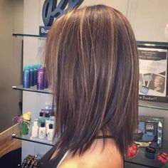 Shoulder Length Razored Hair, Haircuts You Can Still Put In A Ponytail, Brunette Balayage Hair Medium Long Bobs, Medium Layered Straight Haircuts, Medium Hairstyle Straight Hair, Asian Mid Length Hair Round Faces, Long Textured Bob Straight, Long Layered Angled Bob, Best Medium Haircuts For Fine Hair