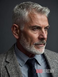 27 Timeless Hairstyles for Men Over 60: Embracing Elegance at Every Age - Welcome to BadJeremy.com – Your ultimate guide to men’s style and hair. Look sharp, feel great! Beard Designs, Grey Hair Men, Tapered Hair, Handsome Older Men