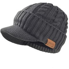 PRICES MAY VARY. Unisex slouchy design beanie with visor, total 6 styles beanie with Bill: Soild Cable Style, Soild Checked Style, Soild Striped Style and Stylish Color matching Style, Visor with Earflaps style, Double Checked pattern style. Ventilate and Chunky visor beanie For winter, the fleece lining is thick and warm. Unisex. Oversized beanie with a brim keeps the snow off your face. The beanie visor has lots of stretch so the larger size fits a large 23" All of our knit visor will support Oversized Beanie, Womens Slouchy Beanie, Cozy Winter Fashion, Topi Snapback, Beanie Fits, Visor Beanie, Visor Cap, Chemo Hat, Visor Hats