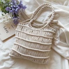 Shipping: Worldwide Express Shipping AvailableDelivery time: 7-15Days Fast ShippingReturns: Fast refund, 100% Money Back Guarantee.Brand Name: DKQWAITHandbags Type: Shoulder BagsTypes of bags: Shoulder BagsMain Material: StrawShape: SatchelsPlace Of Origin: GUANG DONG ProvincePlace Of Origin: GUANG DONG ProvinceOrigin: Mainland ChinaCN: GuangdongHardness: SOFTPattern Type: SolidInterior: No PocketDecoration: Hollow OutExterior: NONEOccasion: VersatileClosure Type: OPENGender: WOMENStyle: Fashion Beige Knitted Shoulder Bag For Beach, Beige Crochet Shoulder Bag For Beach, Trendy Macrame Beach Bag, Beige Hand-knitted Beach Bag, Eco-friendly Macrame Crochet Bag For Beach, Travel Handbag, Travel Handbags, Fishing Net, Grocery Bags