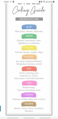 the color guide for choosing your favorite colors