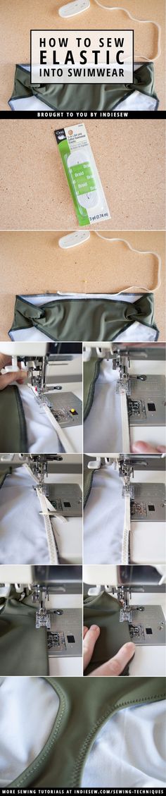 the instructions for how to sew this bag