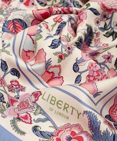 Liberty Scarf, Silk Scarf Style, Scarf Style, Vintage Silk Scarf, Liberty London, Designer Scarves