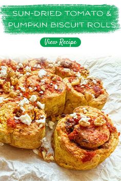 These sun-dried tomato pumpkin biscuit rolls are a game-changer! he blend of pumpkin's natural sweetness with tangy sun-dried tomatoes makes each bite irresistible. Whether served as a side or enjoyed on their own, these rolls are guaranteed to bring a smile to your face. Check out the recipe and enjoy!