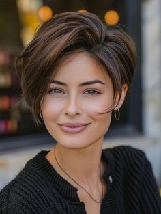 Long Face Haircuts, Sassy Haircuts, Stylish Short Haircuts, Long Face Hairstyles, Medium Curly Hair Styles, Pixie Hair, Long Faces, Haircut For Thick Hair, Haircuts For Fine Hair