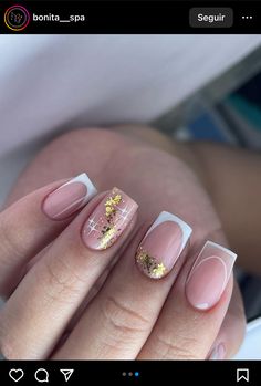 Pink Tip Nails, Short Coffin Nails, Classic Nails, Oval Nails, Pretty Acrylic Nails, Floral Nails, Love Nails