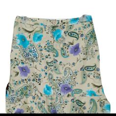 Beautiful Sto Size 10 Women's Purple Blue Green Colors, Paisley Print Skirt New, Never Worn. No Tags. Clean, Oder Free. Will Ship Out Fast. Aprox Measurements Flat Lay 21" L X 17" Wide (34") Aprox. Thanks! Casual Paisley Print Skirt, Free Will, Purple Paisley, Size 10 Women, Print Skirt, Printed Skirts, Paisley Print, Blue Purple, Flat Lay