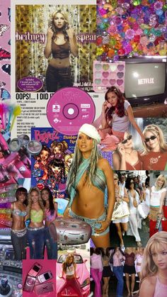 The Bratz Aesthetic, Party Y2k Aesthetic, Y2k 2000s Aesthetic Wallpaper, Y2k Inspiration Board, 2000 Pop Aesthetic, Y2k Aesthetic Bratz, Year 2000s Aesthetic, Yk2 Trashy Aesthetic, Different Y2k Aesthetics