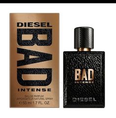 Diesel Bad Intense by Diesel Eau De Parfum Spray 1.7 oz for Men. Woody Notes, Cool Pools, Beauty Bar, After Shave, Fragrances Perfume, Maybelline, Deodorant