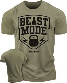 Beast Mode Workout T-Shirt, Funny Gym Shirts, Lifting T-Shirt, Deadlift Introducing Gymish Lifestyle's collection of male gym workout t-shirts, the perfect addition to your workout wardrobe. Our motivational gym t-shirts are designed to inspire and motivate you to push harder and reach your fitness goals. Whether you're hitting the gym, weightlifting, or running, these workout shirts for men are a perfect choice.Gym clothing for men is made from high-quality, breathable cotton blend materials that will keep you comfortable during your workouts. With a variety of styles and sizes, our fitness shirts for men are perfect for any workout - Small, Medium, LG Large, XL X-Large, XX XXL, XXX 3XOur motivational sayings collection features funny gym shirts designed to uplift those who do weightlifti Comfortable Sports T-shirt With Graphic Print, Pre-shrunk Crew Neck Workout T-shirt, Pre-shrunk Crew Neck T-shirt For Workout, Graphic Tee For Workout, Pre-shrunk, Sports T-shirt With Front Print And Crew Neck, Sports Crew Neck T-shirt With Front Print, Graphic Crew Neck T-shirt For Gym, Graphic Tee Short Sleeve Gym Shirt, Pre-shrunk Relaxed Fit Workout T-shirt