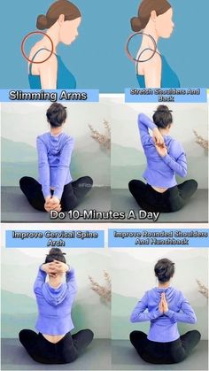 Quick Yoga, Bolesti Chrbta, Posture Exercises, Daily Yoga Workout, Body Exercise, Quick Workout Routine, Do Yoga, Workout Without Gym