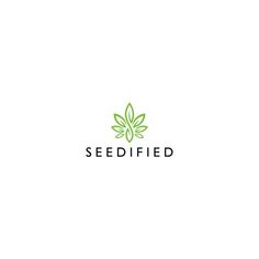 the word seed is written in green on a white background