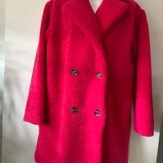 Gorgeous Brand New Vivid Red Cozy Coat M Retail $69.99 Cozy Coats, Red Coat, Who What Wear, Jackets & Coats, Jackets For Women, Brand New, Red, Women Shopping, How To Wear