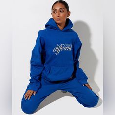 Xs (Oversized) Trendy Blue Winter Sweatshirt, Blue Long Sleeve Hip Hop Hoodie, Hip Hop Style Blue Fall Hoodie, Blue Hip Hop Hoodie For Fall, Hip Hop Style Blue Hoodie For Winter, Blue Hip Hop Hoodie For Winter, Hip Hop Blue Hoodie For Winter, Blue Hip Hop Hoodie, Urban Blue Sweatshirt For Winter