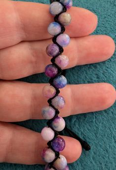 A beautiful stone bracelet, carefully hand woven to fully show off the unique beads. Strong and secure. Size ranging between 17 cm and 21 cm Bracelet With Stone, Woven Bracelet, Woven Bracelets, Stone Bracelet, Stone Beads, Arm Band, Hand Woven, Halloween Shopping, Macrame