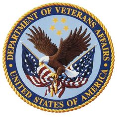 the department of veterans seal with an eagle