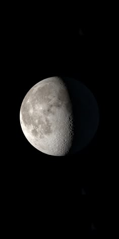 an image of the moon taken from space