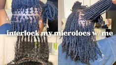 interlocking microlocs 7 months of new growth | DIY loc maintenance tutorial Interlocking Microlocs, Loc Tutorials, Healthy Locs, Loc Maintenance, Two Strand Twist, Starter Locs, Loc Journey, 7 Months, New Growth