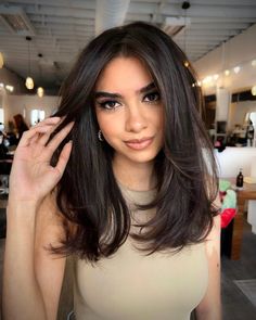 Bang Ideas, Haircut For Thick Hair, Medium Hair Cuts, Long Hair Cuts