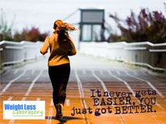 a woman running down a wooden walkway with a quote on the side that says run time polymorpism is also called late binding or method