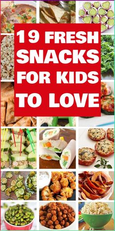 fresh snacks for kids to love