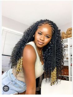 Half Up Half Down Crochet, Half Braided Hairstyles, Half Cornrows, Crochet Hairstyles, Cute Box Braids Hairstyles