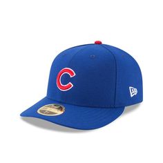 Wear what the players wear! The Chicago Cubs Authentic Collection Low Profile 59FIFTY Fitted cap features a team color fabrication with an embroidered Cubs logo at the front panels and an embroidered MLB Batterman at the rear. Jackie Robinson Day, Cubs Logo, Jackie Robinson, New Era 59fifty, Fitted Caps, Music Albums, Texas Rangers, Cincinnati Reds, Fitted Hat