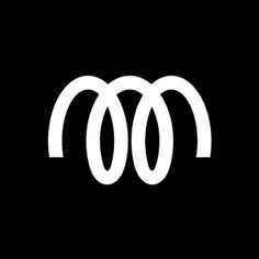 the logo for mcdonald's is shown in white on a black background with an oval design