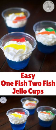 easy one fish two fish jello cups for kids and adults to make at home