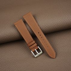 Togo Leather Soft, large grain – it is often used to make fashion products with durability and softness. It also gives you the classic and power you need when going with your watch! Togo leather strap – Strong and smooth! Watch Band Structure Our watch strap features a water-resistant and soft Zermatt lining for comfort. The inner part is reinforced with Velodon SH-220 material for added stability. The included stai... Make Fashion, Togo Leather, We Watch, Watch Band