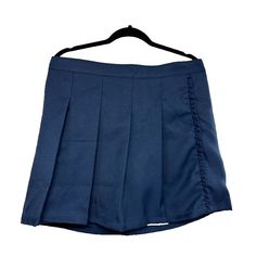 Wonder Nation Womens Dark Blue Skirt Size 18 Description: Elevate Your Style With The Wonder Nation Women's Dark Blue Skirt In Size 18. This Versatile Skirt, In A Rich Dark Blue Hue, Offers Comfort And A Touch Of Sophistication For Various Occasions. Key Features: * Dark Blue Color For A Classic And Timeless Look * Size: 18 * Versatile Skirt Suitable For Casual Or Semi-Formal Wear * Comfortable Fit For All-Day Wear * Ideal For Creating Stylish And Put-Together Outfits * Brand: Wonder Nation High Waist Pleated Skort For School, High Waist Pleated School Skort, Lined Skort For School, Lined Skirt Skort For School, School Uniform Style Skirt, Short School Uniform Skirt, Blue Casual Pleated Skirt With Pockets, Casual Blue Pleated Skirt With Pockets, Pleated Skirted School Uniform Bottoms